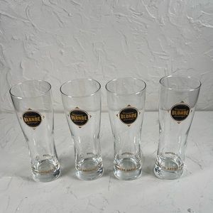 * Guinness Blonde American Larger Beer Glass/Dublin Ireland BREWERY Set 4